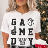 Sandjest Basketball T-Shirt Game Day Gift for Women Girl Friend Men Boy